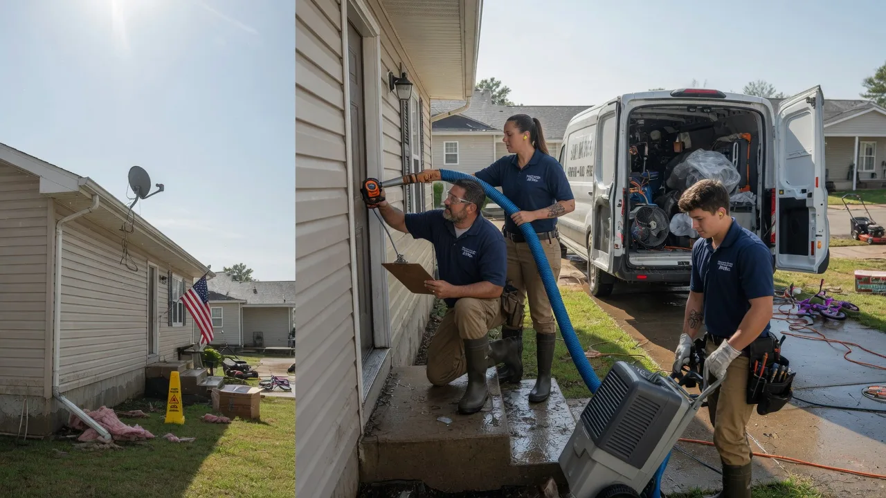 Ceiling Water Damage Restoration in Centerville, WA near me